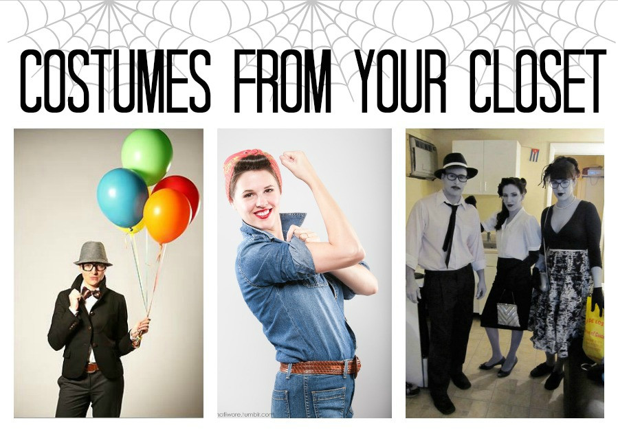 DIY Halloween Costumes Last Minute
 Last Minute Halloween Costumes From Your Closet Made To