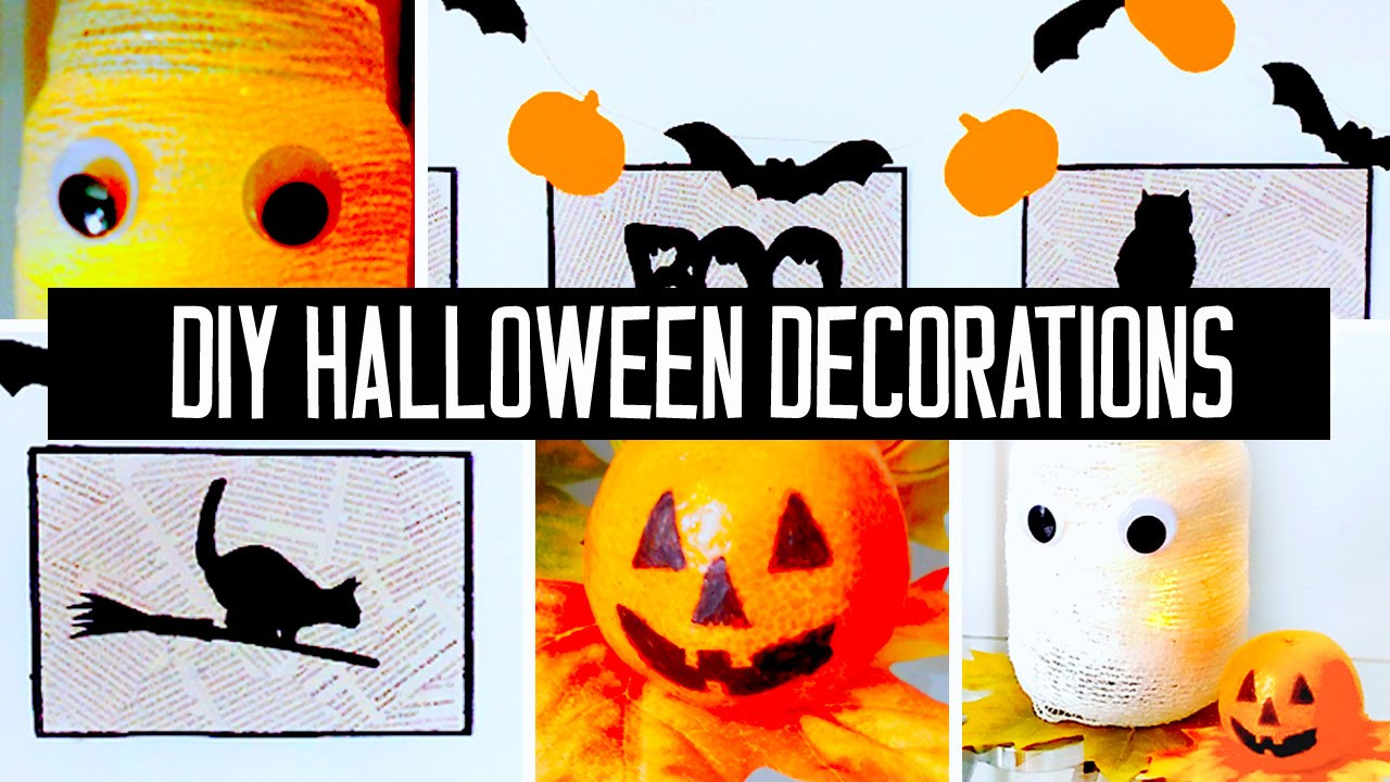 DIY Halloween Room Decorations
 SUPER easy & affordable DIY Halloween decorations for your