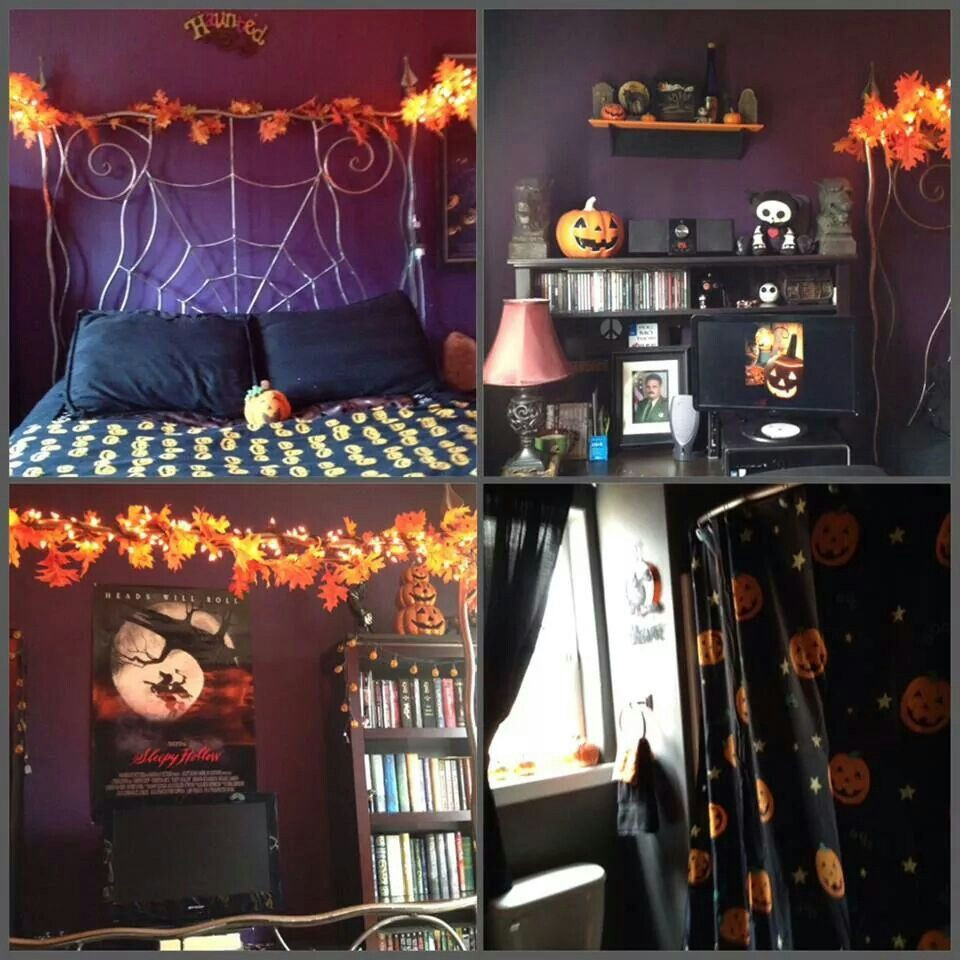 DIY Halloween Room Decorations
 Halloween bedroom … Halloween House