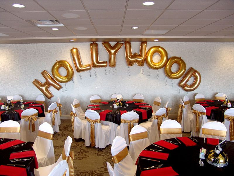 DIY Hollywood Party Decorations
 DIY Hollywood Theme Buy Individual Letter Balloons