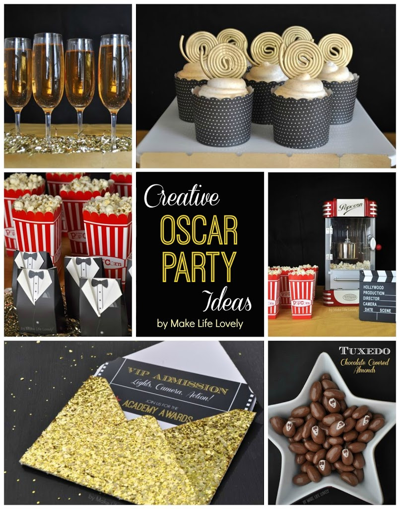 DIY Hollywood Party Decorations
 Creative Oscars Party Ideas Reel Cupcakes Make