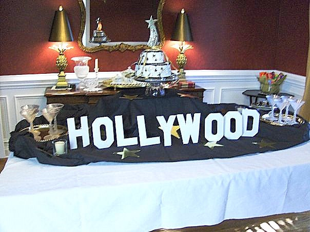 DIY Hollywood Party Decorations
 Graduation Party Inspiration