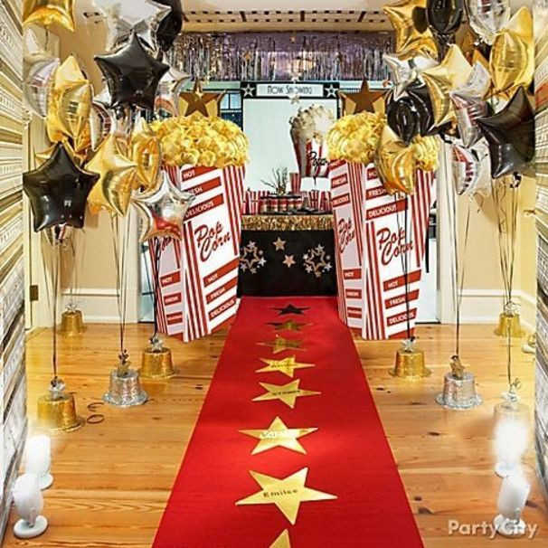 DIY Hollywood Party Decorations
 diy hollywood theme party decorations … Party ideas
