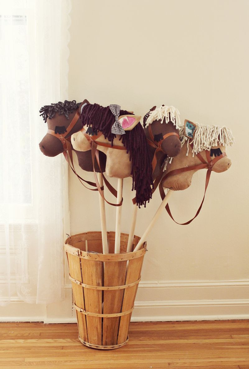 DIY Horse Gifts
 Gift Idea DIY Stick Horses A Beautiful Mess