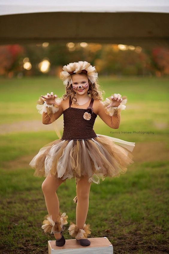 DIY Kids Lion Costume
 Lion costume lion tutu girls dress up girls by