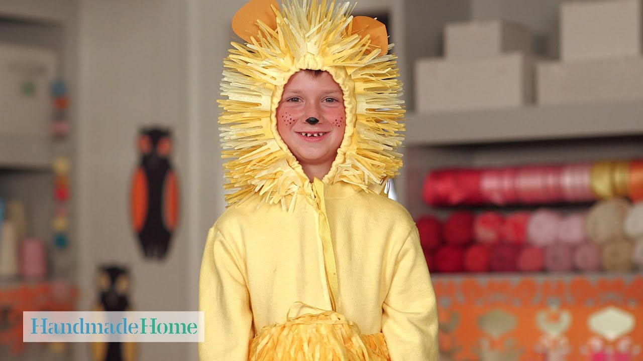 DIY Kids Lion Costume
 Kids Lion Costume Handmade Home Martha Stewart