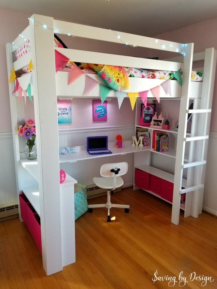 DIY Kids Loft Bed
 How to Build a Loft Bed with Desk and Storage
