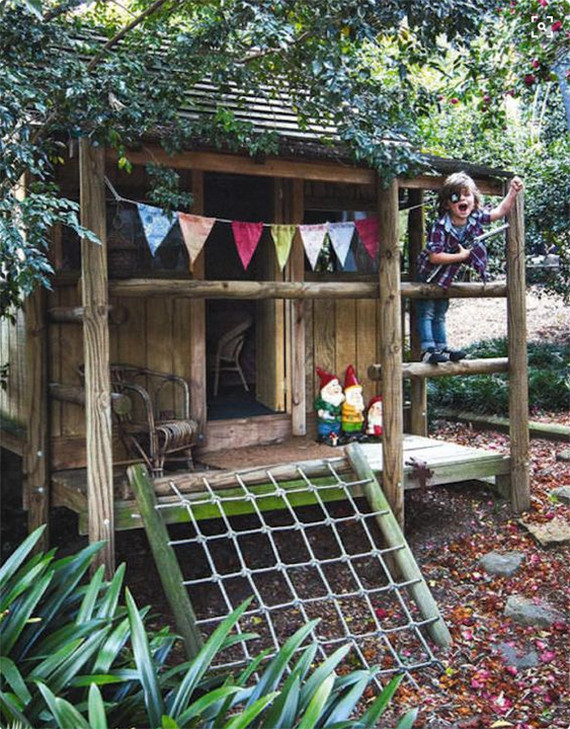 DIY Kids Outdoor Playhouse
 15 amazing outdoor playhouses