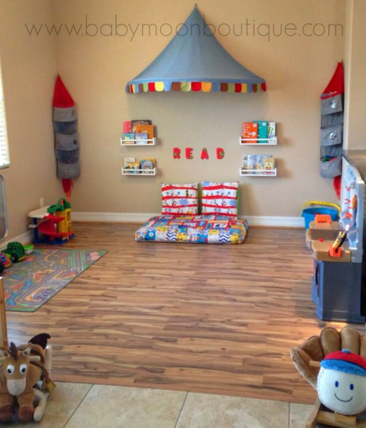 DIY Kids Playrooms
 Decorate That Playroom DIY playroom decor reading corner