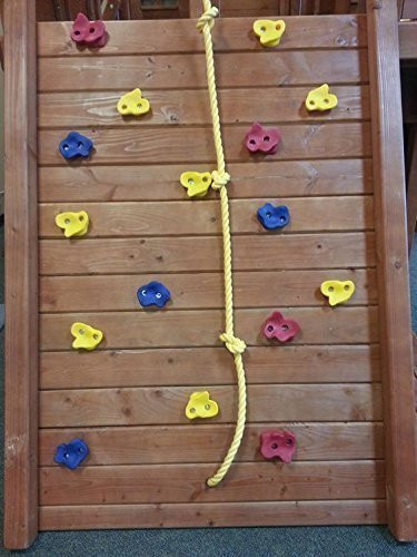 DIY Kids Rock Climbing Wall
 25 Textured Rock Climbing Holds for Kids with Installation