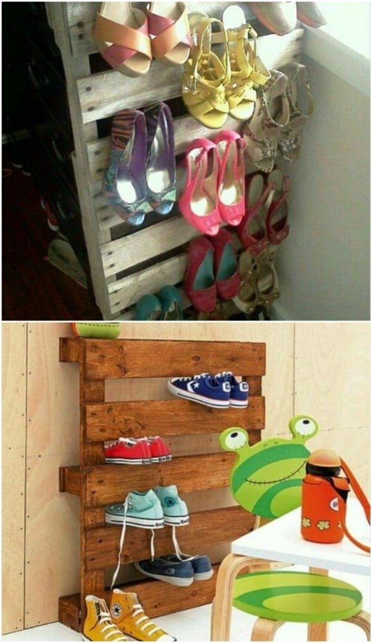 DIY Kids Shoe Rack
 20 Outrageously Simple DIY Shoe Racks And Organizers You