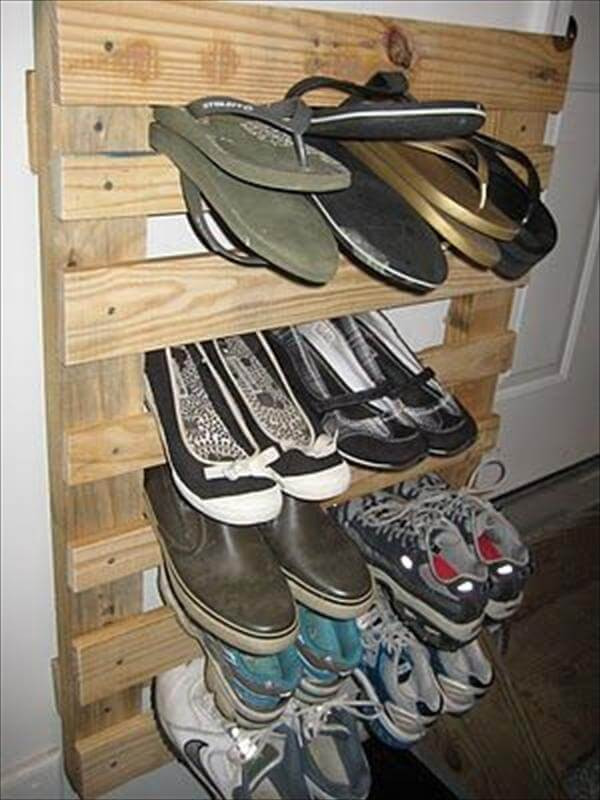 DIY Kids Shoe Rack
 DIY Pallet Shoe Racks for Your Storage