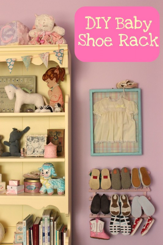 DIY Kids Shoe Rack
 DIY baby & children’s shoe rack