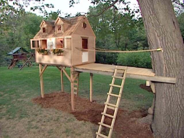DIY Kids Treehouse
 Kids Tree Houses DIY ideas