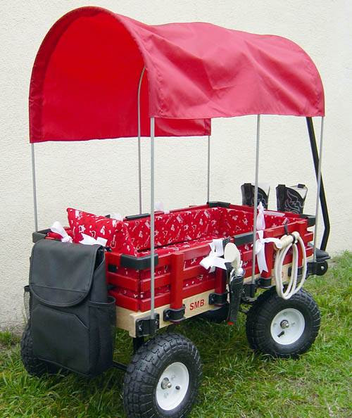 DIY Kids Wagon
 Not your father s red Radio Flyer Luxury kid wagons boast