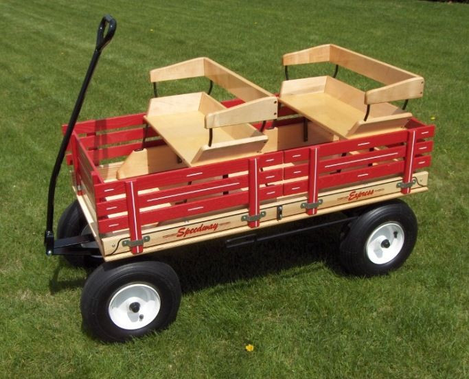 DIY Kids Wagon
 Deluxe Maple Wooden Wagon Seat For the 500 Series Wagon
