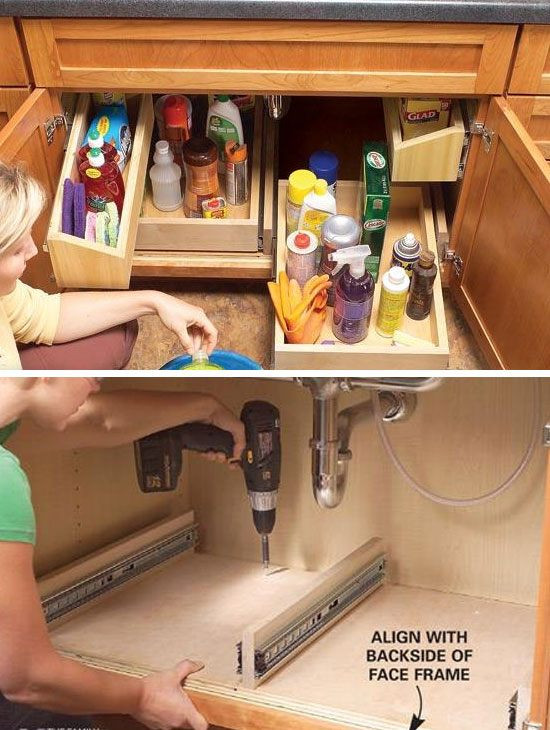 DIY Kitchen Organizers
 DIY Kitchen Storage Ideas for Small Spaces