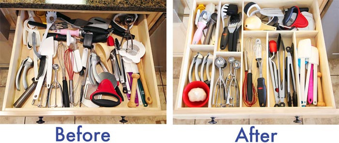 DIY Kitchen Organizers
 DIY RV Kitchen Drawer Organizers for $10 Just a Little