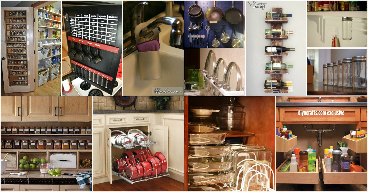 DIY Kitchen Organizers
 60 Innovative Kitchen Organization and Storage DIY