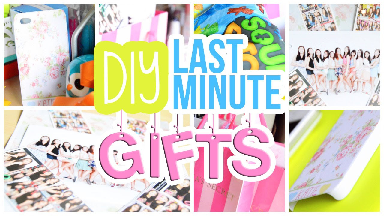 DIY Last Minute Birthday Gifts
 Quick Easy & Cheap DIY Last Minute Gifts For Friends Etc