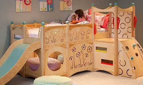 DIY Loft Bed With Slide Plans
 Bunk Bed With Slide Plans kids loft bed plans DIY PDF