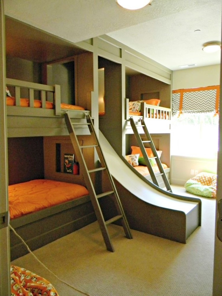 DIY Loft Bed With Slide Plans
 Diy Toddler Loft Bed With Slide CondoInteriorDesign