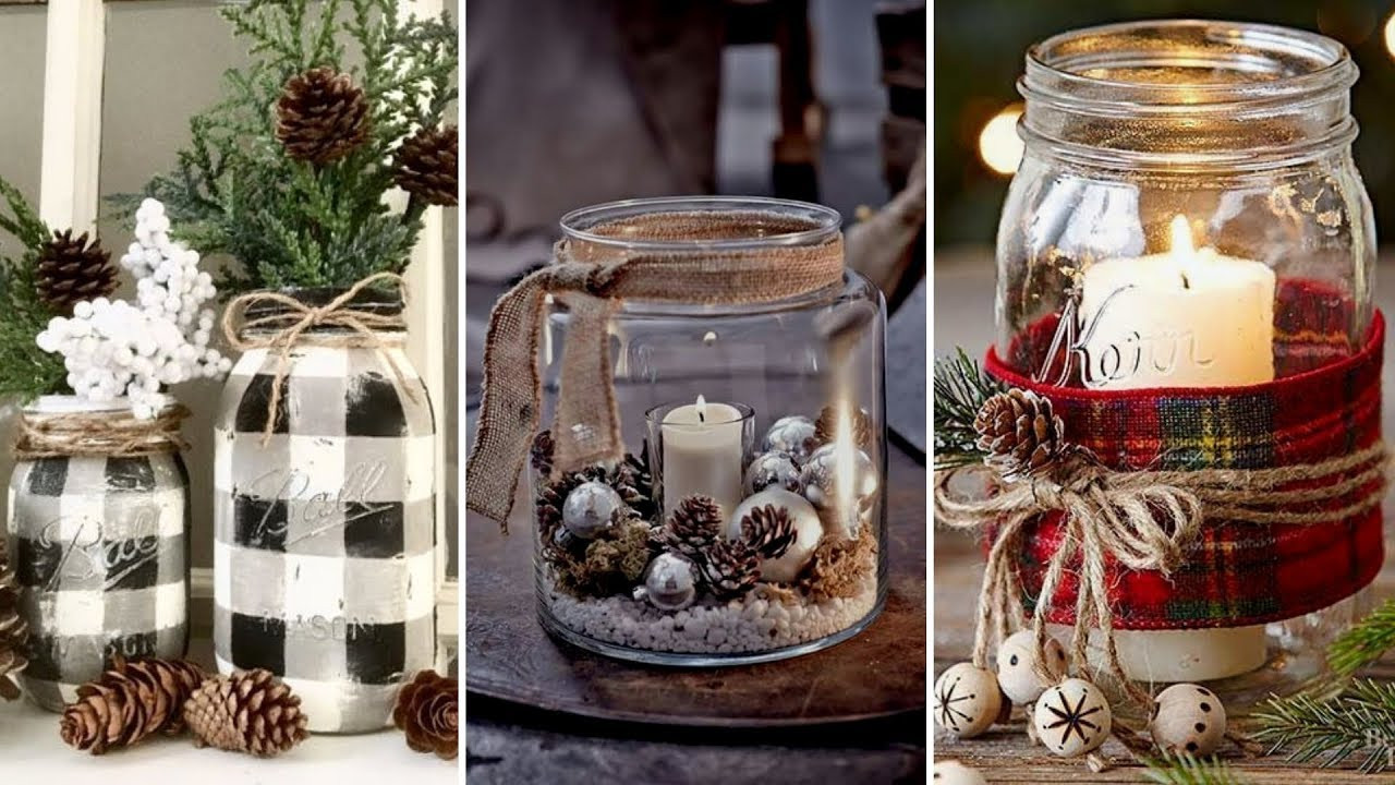 DIY Mason Jar Decor Ideas
 DIY Farmhouse style Christmas Mason Jar decor Ideas