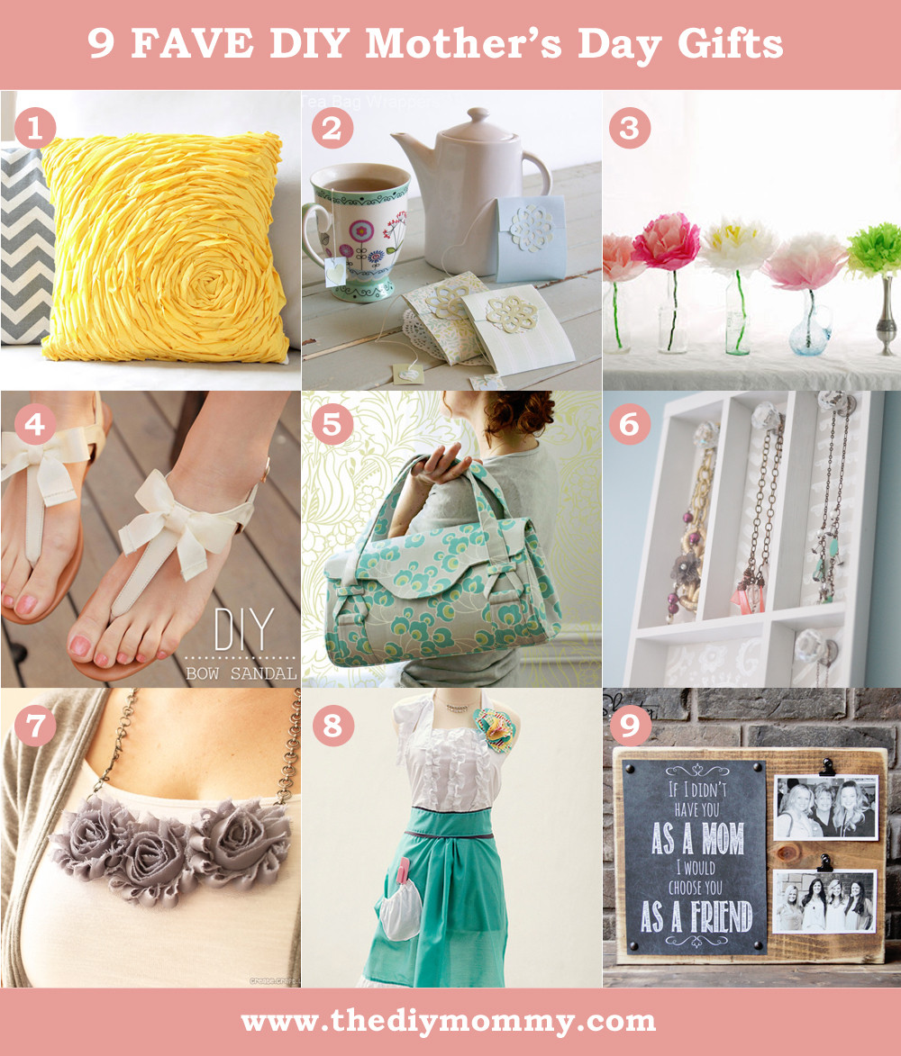 DIY Mom Gifts
 9 Favourite DIY Mother’s Day Gifts