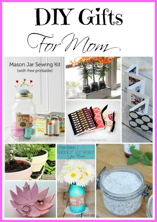 DIY Mom Gifts
 Awesome DIY Mother s Day Gifts