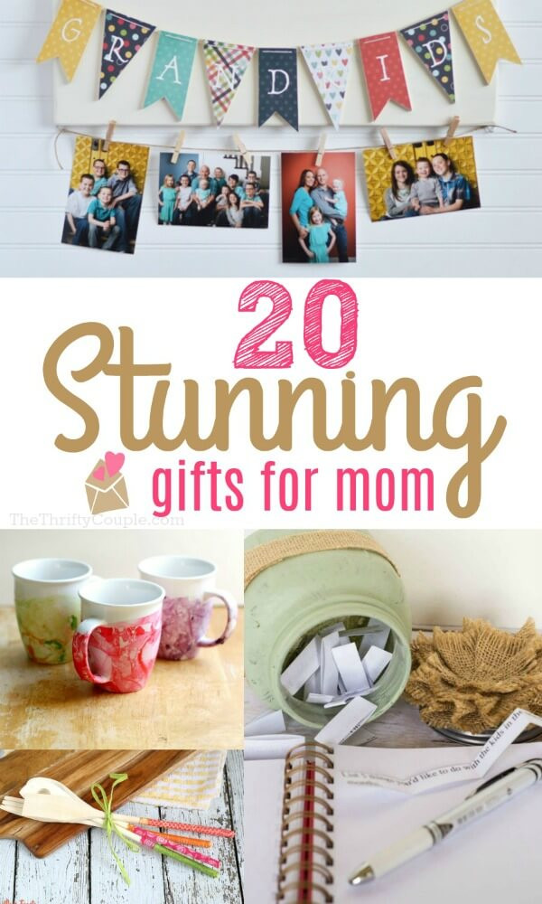 DIY Mom Gifts
 20 Stunning DIY Gift Ideas for Mom The Thrifty Couple