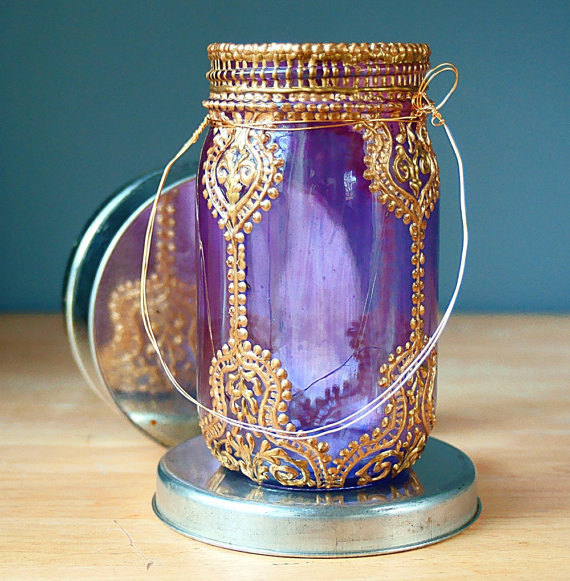 DIY Moroccan Decor
 Domythic Bliss Inexpensive Moroccan Lantern DIY