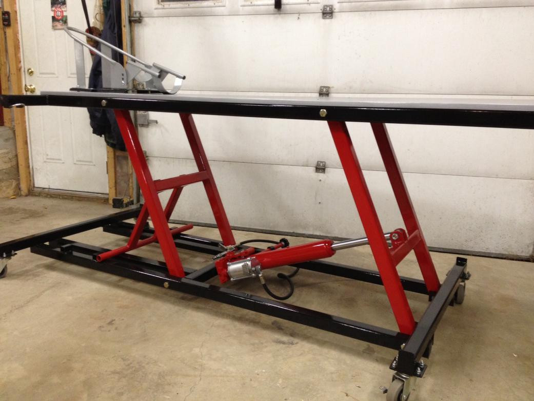 DIY Motorcycle Lift Table Plans
 Home Built Motorcycle Lift