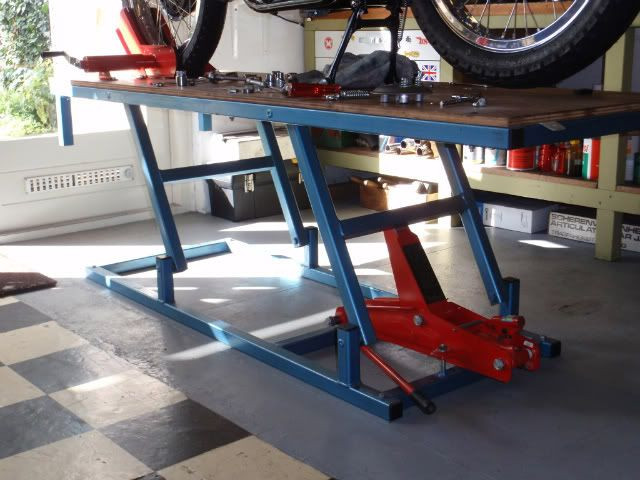 DIY Motorcycle Lift Table Plans
 Pin by Tony G on Shop Inspirations