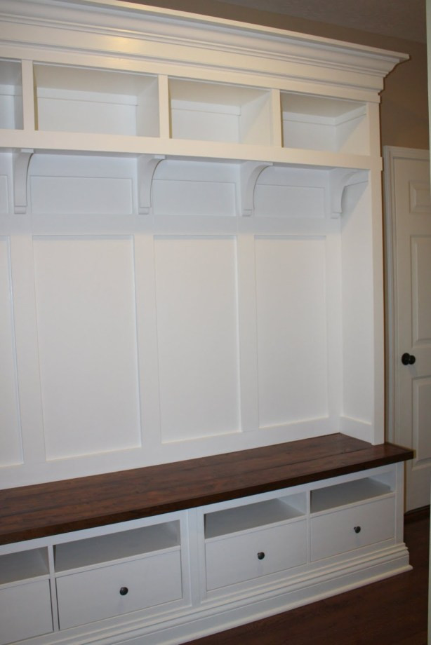 DIY Mudroom Bench Plans
 Build Mudroom Lockers Ikea DIY PDF plan toys playhouse