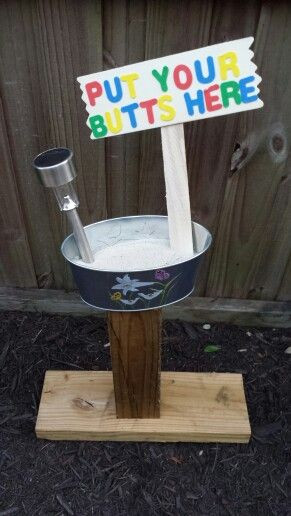 Best 35 Diy Outdoor ashtray - Home, Family, Style and Art Ideas