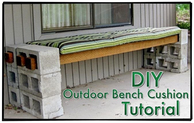DIY Outdoor Bench Cushions
 Endearing DIY Outdoor Bench Cushion with Best 25 Outdoor