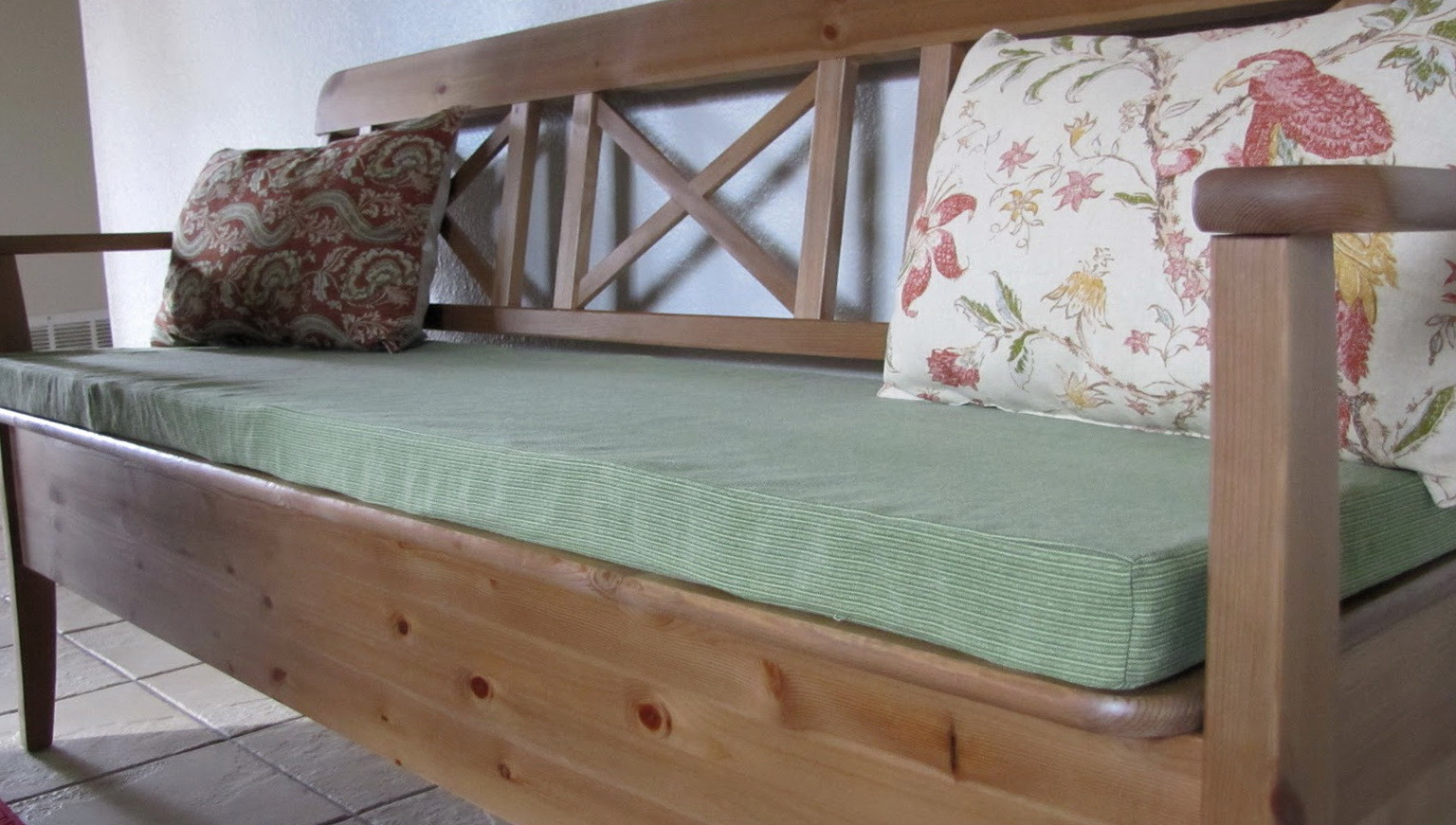 DIY Outdoor Bench Cushions
 Long Bench Cushions Outdoor