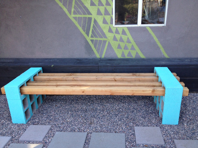 DIY Outdoor Bench Seats
 Lena Sekine DIY Outdoor Seating