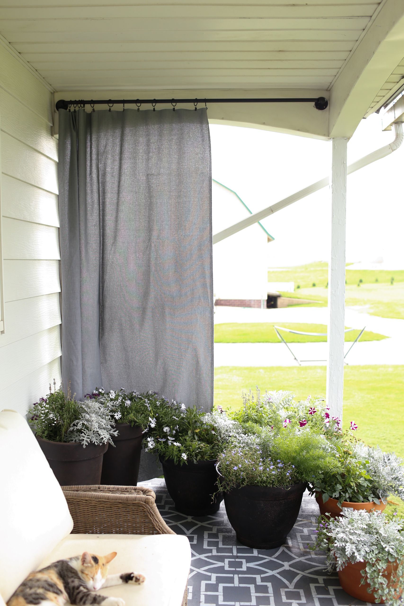 DIY Outdoor Curtain Rod
 DIY Outdoor Curtain Rod & Outdoor Curtains