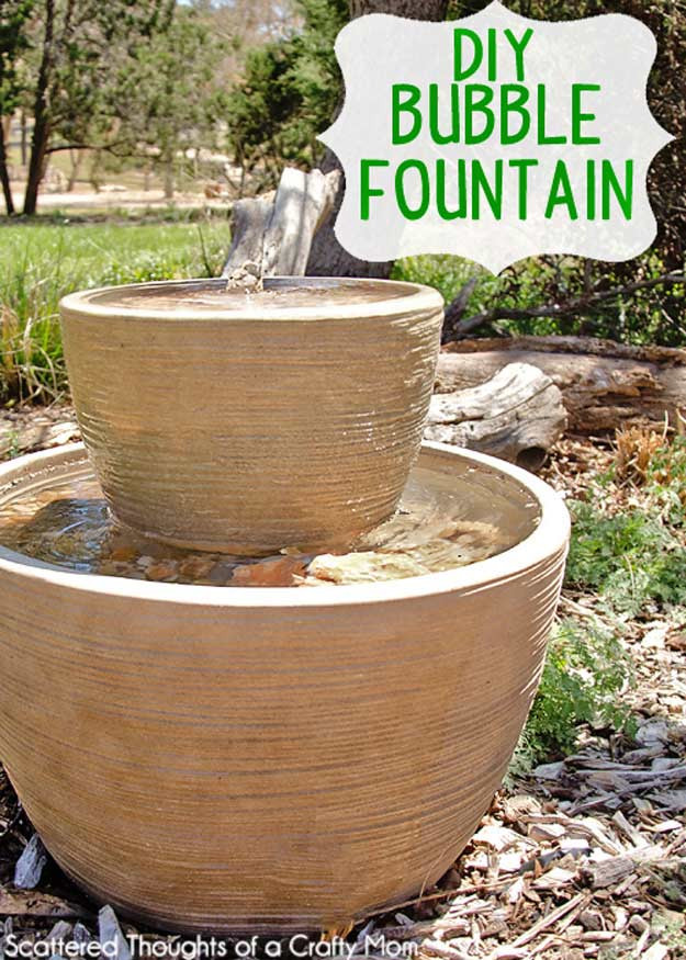 DIY Outdoor Drinking Fountain
 Easy DIY Backyard Project Ideas DIY Ready
