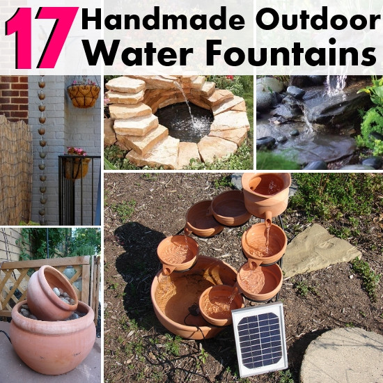 DIY Outdoor Drinking Fountain
 17 Really Cool DIY Handmade Outdoor Water Fountains