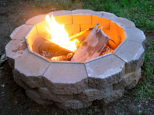 DIY Outdoor Fire Pit
 How to Build a Back Yard DIY Fire Pit It s Easy