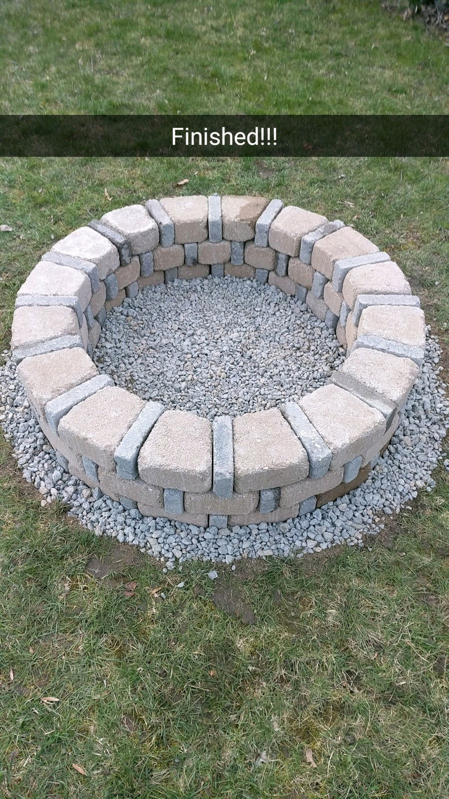 DIY Outdoor Fire Pit
 DIY Brick Fire Pit For ly $80