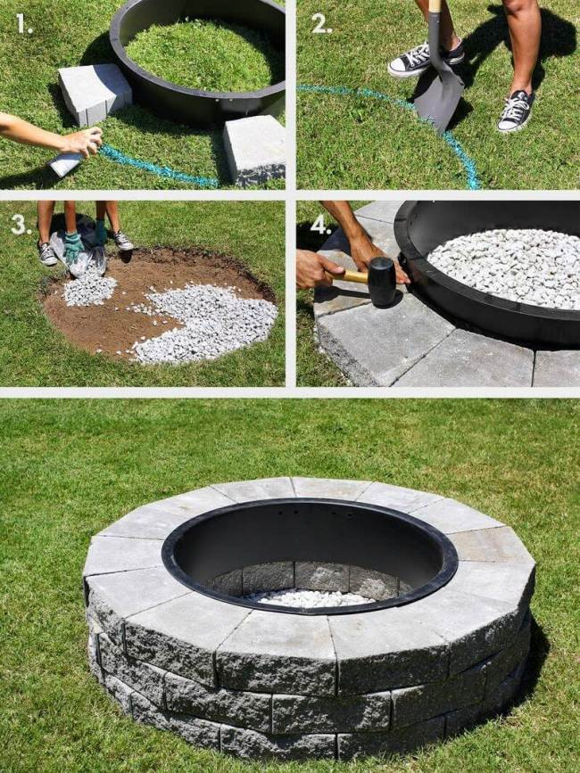 DIY Outdoor Fire Pit
 12 Easy and Cheap DIY Outdoor Fire Pit Ideas The Handy Mano