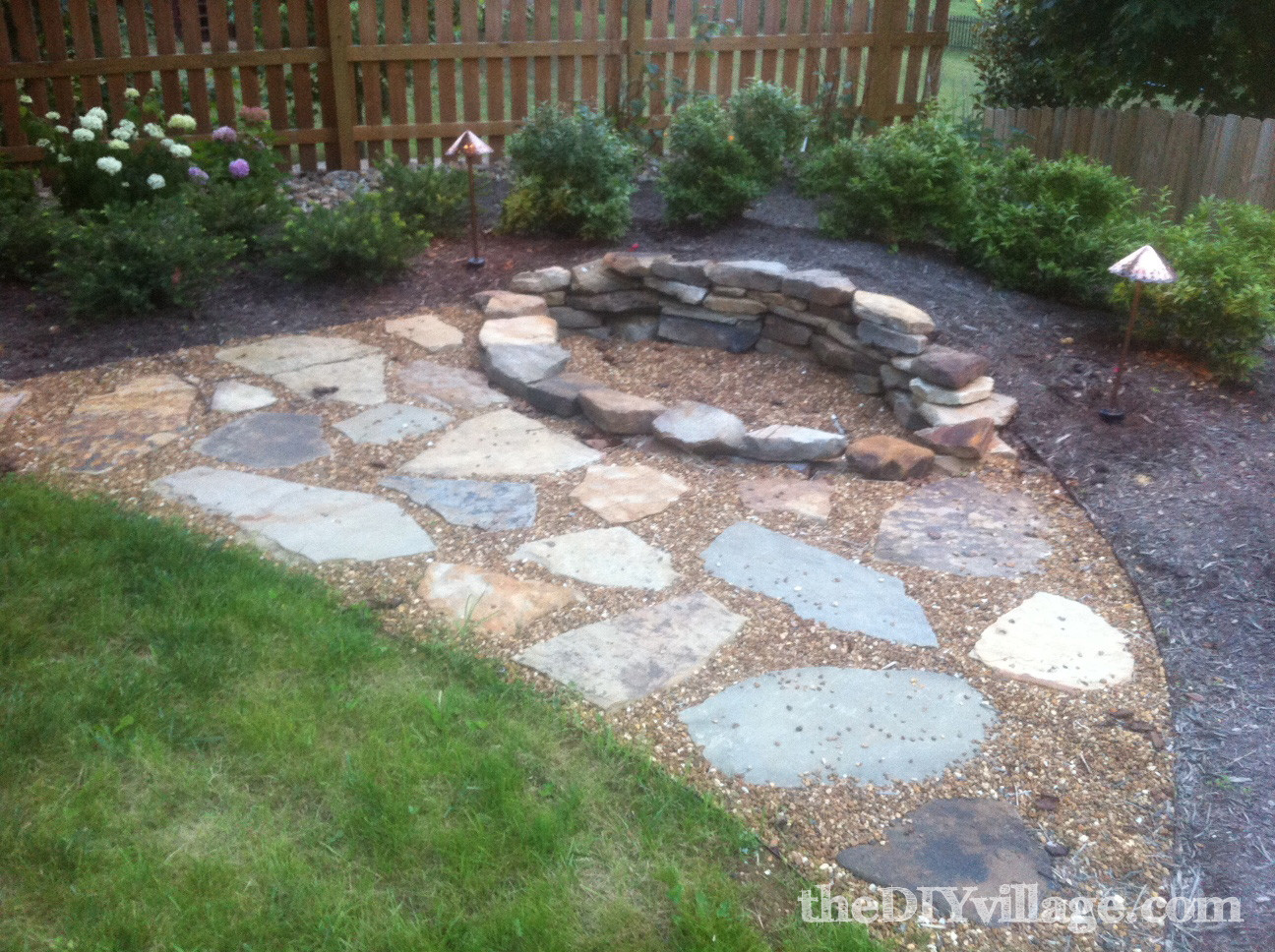 DIY Outdoor Fire Pit
 Building a Stacked Stone Fire Pit the DIY village