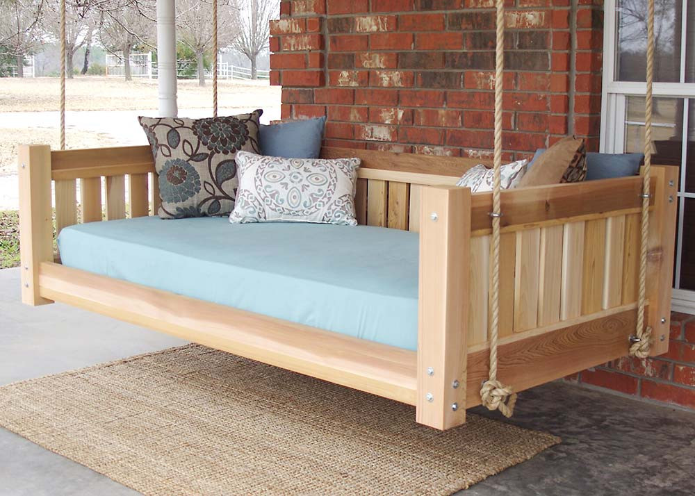 DIY Outdoor Hanging Bed
 DIY Outdoor Hanging & Swing Beds for Your Porch & Garden