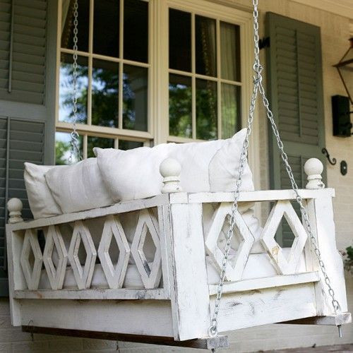 DIY Outdoor Hanging Bed
 DIY Outdoors Hang Relaxing Porch Swing