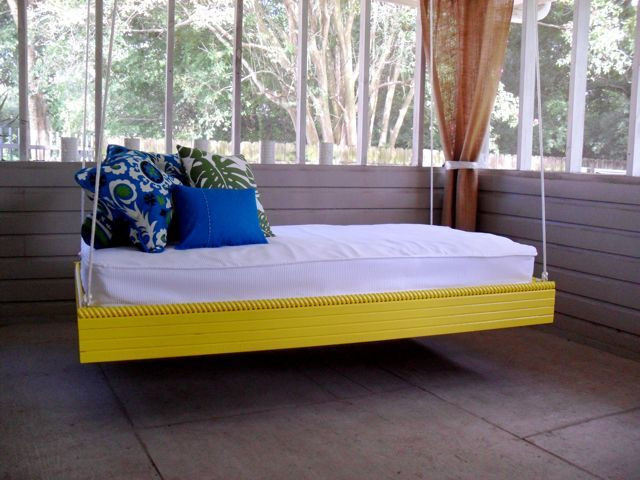 DIY Outdoor Hanging Bed
 Ana White