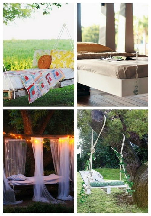DIY Outdoor Hanging Bed
 9 Awesome DIY Outdoor Hanging Beds