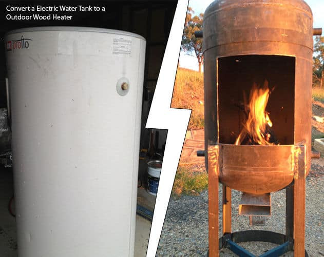 DIY Outdoor Heater
 DIY Electric Water Tank to a Outdoor Wood Heater SHTF